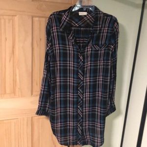 Plaid Tunic